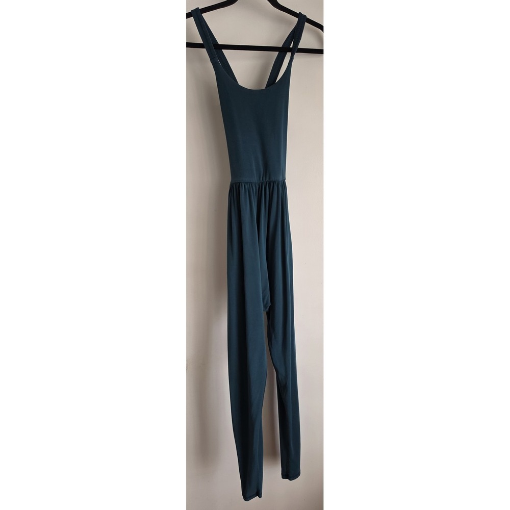 IMBODHI Jumpsuit XS Dark Teal Sleeveless Casual Athleisure Yoga